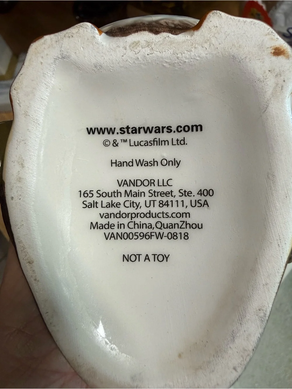 Disney Store Star Wars Porg Sculpted Ceramic 3D Mug